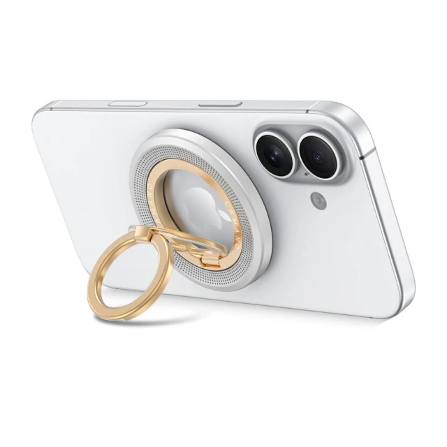 Кільце-тримач Tech-Protect MMR700 Lamano Magnetic Phone Ring Titanium/Gold with MagSafe (5906302353095)