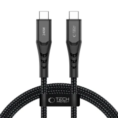 Кабель Tech-Protect UB11T Ultraboost Type-C PD 240W / QC3.0 100cm Black (5906302353125)