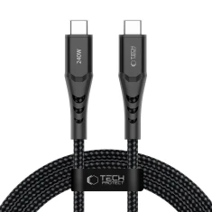 Кабель Tech-Protect UB11T Ultraboost Type-C PD 240W / QC3.0 200cm Black (5906302353132)