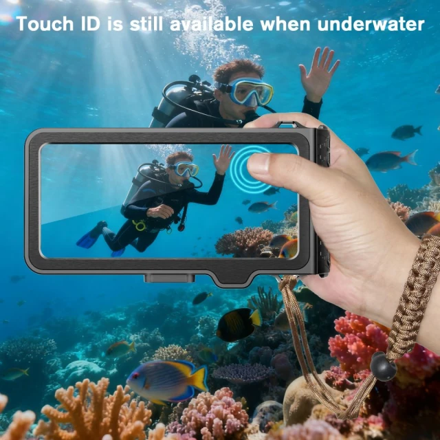 Чехол Tech-Protect IPX8 Pro Universal Diving Waterproof Case Black (5906302353149)