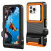 Чохол Tech-Protect IPX8 Pro Universal Diving Waterproof Case Black/Orange (5906302353156)