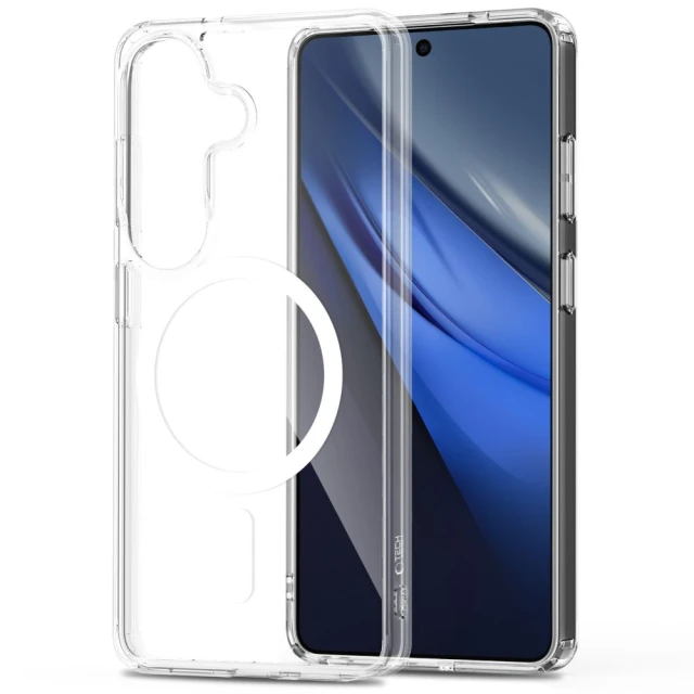 Чохол Tech-Protect Flexair Hybrid для Samsung Galaxy S26 Plus Clear with MagSafe (5906302353286)