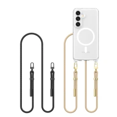 Чохол Tech-Protect Flexair Chain для Samsung Galaxy S25 (S931) Black Taupe with MagSafe (5906302360024)