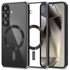 Чохол Tech-Protect MagFlex для Samsung Galaxy S25 (S931) Shiny Black with MagSafe (5906302360055)