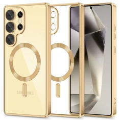 Чохол Tech-Protect MagFlex для Samsung Galaxy S25 Ultra (S938) Shiny Gold with MagSafe (5906302360062)