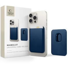 Магнітний гаманець Tech-Protect MagWallet Navy Blue with MagSafe (5906302360109)