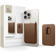 Магнітний гаманець Tech-Protect MagWallet Brown with MagSafe (5906302360116)