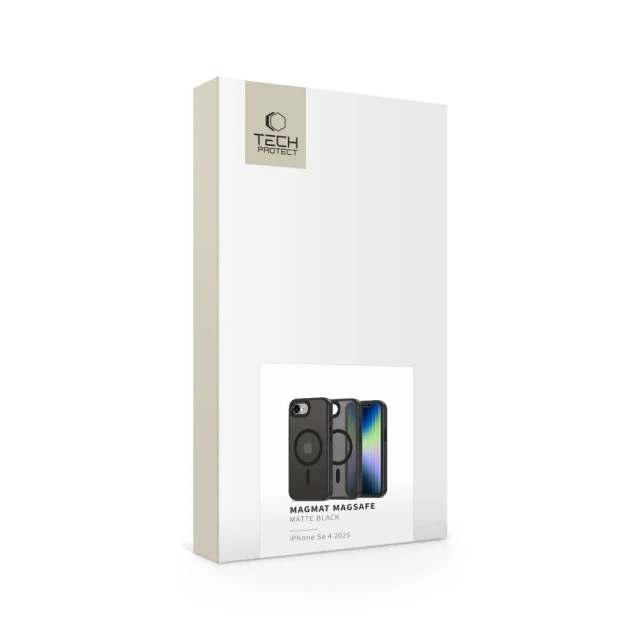 Чохол Tech-Protect MagMat для iPhone 16e Matte Black with MagSafe (5906302360260)
