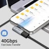 Адаптер Tech-Protect Ultraboost AA01 USB-C to USB-C Grey (5906302360284)