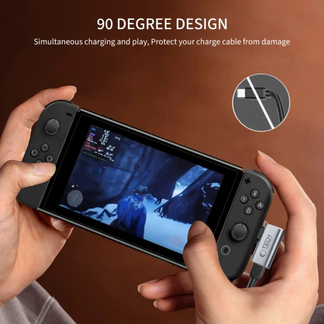 Адаптер Tech-Protect Ultraboost AA01 USB-C to USB-C Grey (5906302360284)