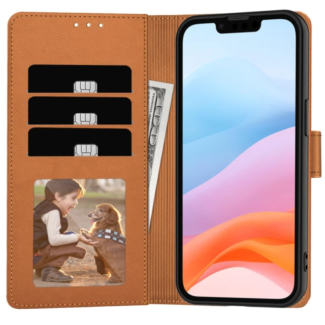 Чохол-книжка Tech-Protect Wallet для iPhone 16e Saddle Brown (5906302360321)