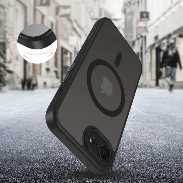 Чехол Tech-Protect MagCam для iPhone 16e Matte Black with MagSafe (5906302360390)