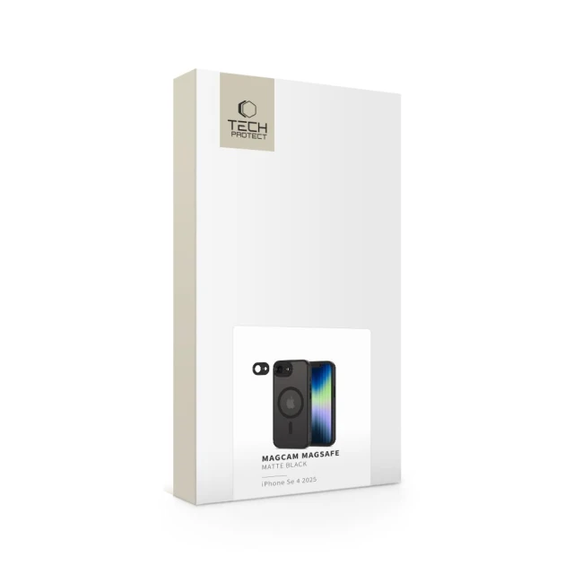 Чехол Tech-Protect MagCam для iPhone 16e Matte Black with MagSafe (5906302360390)
