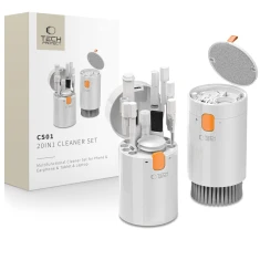 Набір для чищення Tech-Protect CS01 20-in-1 Phone & Earphone & Tablet & Laptop White (5906302360758)
