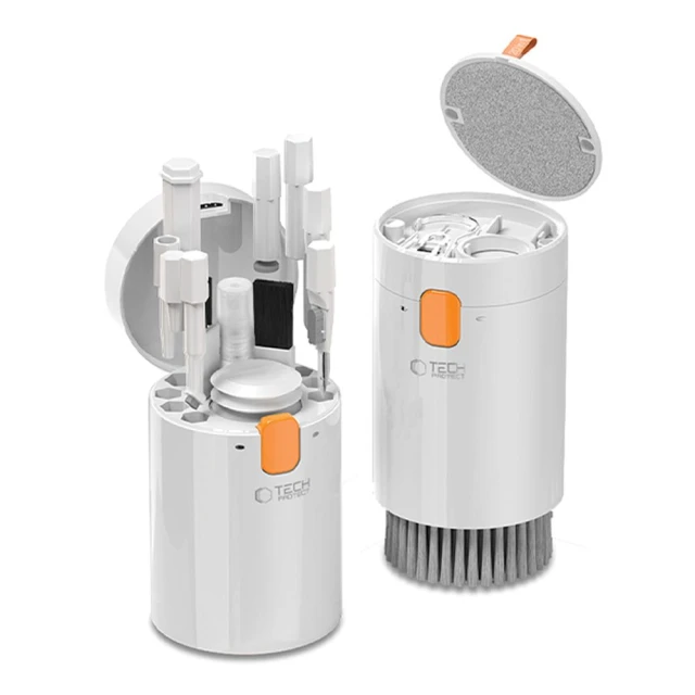 Набір для чищення Tech-Protect CS01 20-in-1 Phone & Earphone & Tablet & Laptop White (5906302360758)