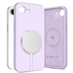 Чехол Tech-Protect Liquid Silicone для iPhone 16e Mauve with MagSafe (5906302360819)