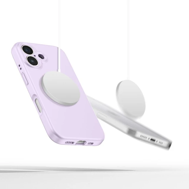 Чохол Tech-Protect Liquid Silicone для iPhone 16e Mauve with MagSafe (5906302360819)