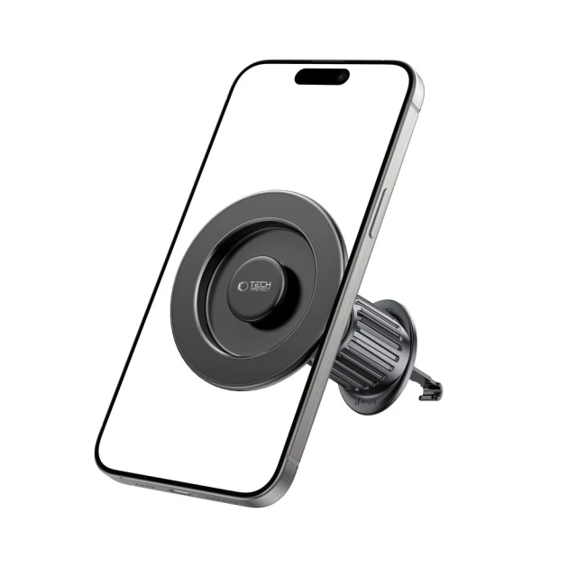 Автотримач Tech-Protect N58 Magnetic Vent Car Mount Black with MagSafe (5906302360871)