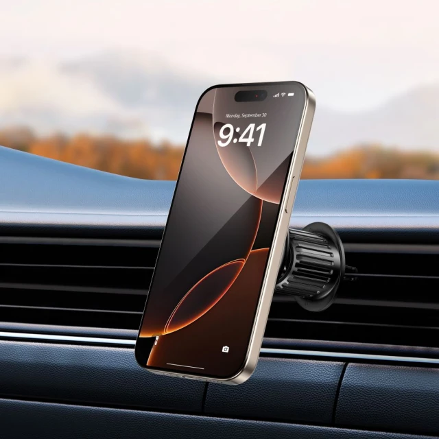 Автотримач Tech-Protect N58 Magnetic Vent Car Mount Black with MagSafe (5906302360871)