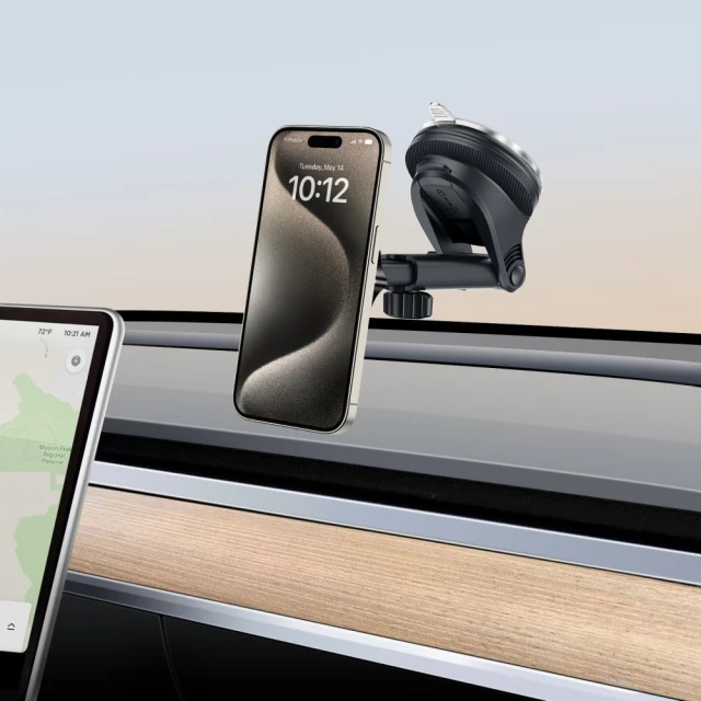 Автотримач Tech-Protect N58 Magnetic Dashboard & Vent Car Mount Black with MagSafe (5906302360888)