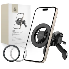 Автотримач Tech-Protect N56 Magnetic Stable Vent Car Mount Black with MagSafe (5906302360895)