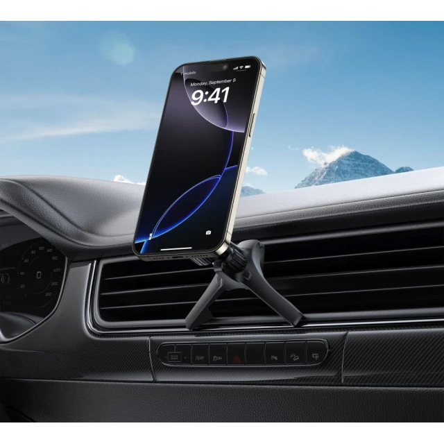 Автотримач Tech-Protect N56 Magnetic Stable Vent Car Mount Black with MagSafe (5906302360895)