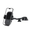 Автотримач Tech-Protect V8 Universal Long Arm Dashboard & Windshield Car Mount Black (5906302360918)