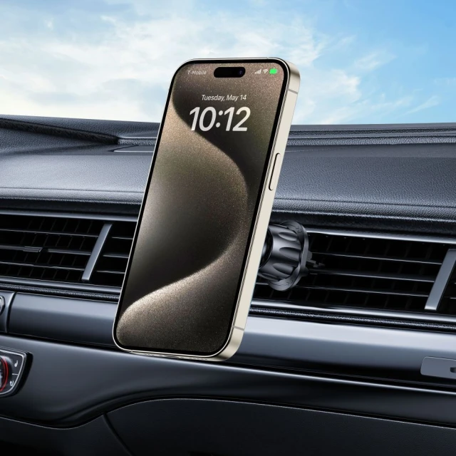 Автотримач Tech-Protect N56 Magnetic CD & Vent Car Mount Black with MagSafe (5906302360956)