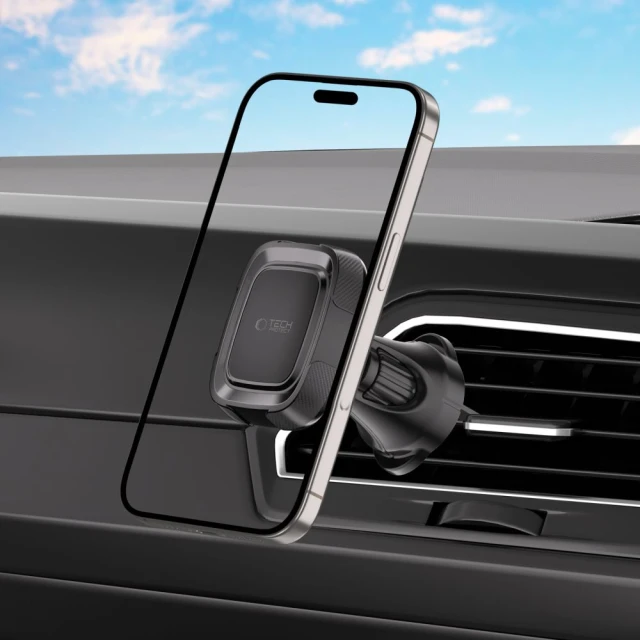 Автодержатель Tech-Protect N59 Magnetic Dashboard & Vent Car Mount Black (5906302360963)