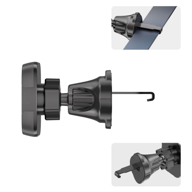 Автодержатель Tech-Protect N59 Magnetic Dashboard & Vent Car Mount Black (5906302360963)
