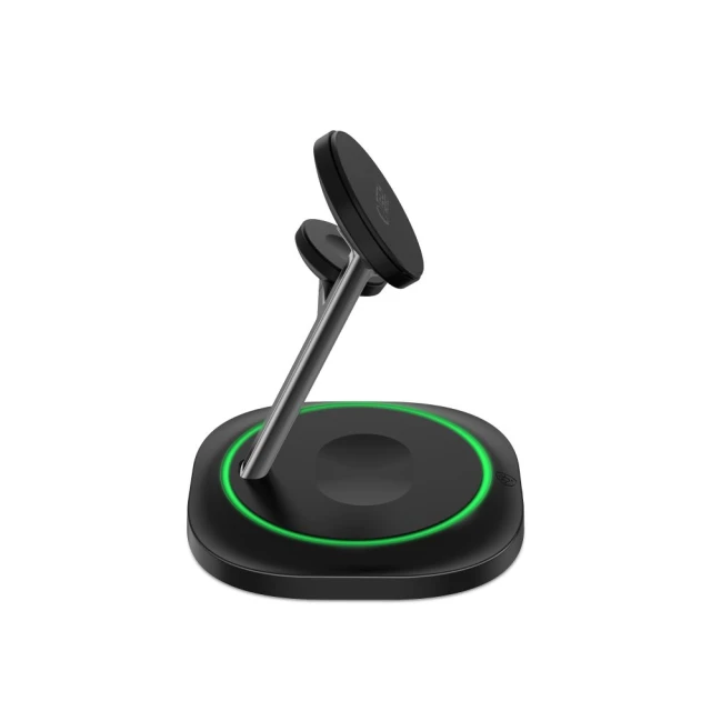 Бездротовий зарядний пристрій Tech-Protect A46 3-in-1 15W Black with MagSafe (5906302360994)