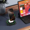 Бездротовий зарядний пристрій Tech-Protect A46 3-in-1 15W Black with MagSafe (5906302360994)