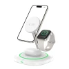 Беспроводное зарядное устройство Tech-Protect A46 3-in-1 15W White with MagSafe (5906302361007)