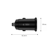 Автомобільний зарядний пристрій Tech-Protect CC02 USB-A | USB-C 35W Black (5906302361038)