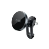 Автотримач з функцією бездротової зарядки Tech-Protect MM15W-V5 Magnetic Stable Vent Car Mount 15W Black with MagSafe (5906302361069)