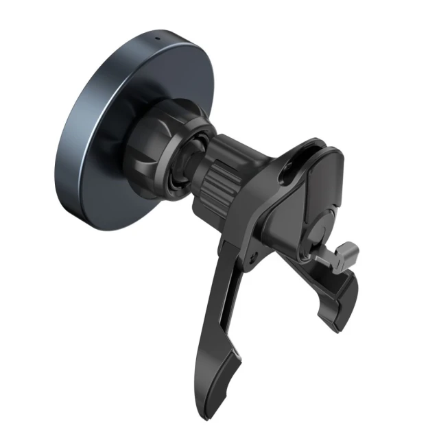 Автотримач з функцією бездротової зарядки Tech-Protect MM15W-V5 Magnetic Stable Vent Car Mount 15W Black with MagSafe (5906302361069)
