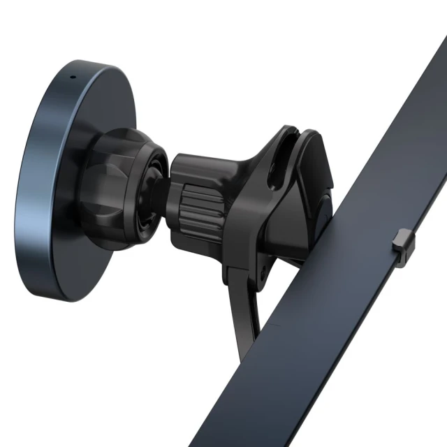Автотримач з функцією бездротової зарядки Tech-Protect MM15W-V5 Magnetic Stable Vent Car Mount 15W Black with MagSafe (5906302361069)