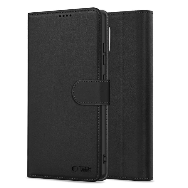 Чохол-книжка Tech-Protect Wallet для Motorola Moto G05 | E15 Matte Black (5906302361144)