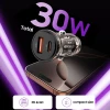 Автомобільний зарядний пристрій Tech-Protect CC01 USB-A | USB-C 30W Black (5906302361311)