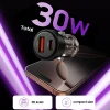 Автомобільний зарядний пристрій Tech-Protect CC03 USB-A | USB-C 30W Black (5906302361649)