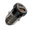 Автомобільний зарядний пристрій Tech-Protect CC03 USB-A | USB-C 45W Black (5906302361656)