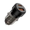 Автомобильное зарядное устройство Tech-Protect CC03 USB-A | USB-C 75W Black (5906302361663)