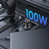 Автомобильное зарядное устройство Tech-Protect CC03 2xUSB-C 100W Black (5906302361687)