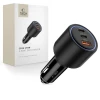 Автомобильное зарядное устройство Tech-Protect CC04 2xUSB-C | USB-A 175W Black (5906302361700)