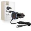 Автомобільний зарядний пристрій Tech-Protect CC05 USB-A | USB-C 60W with Built-in USB-C Cable Black (5906302361717)