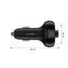 FM-трансмиттер Tech-Protect CC06 2xUSB-A | USB-C 72W Black (5906302361786)