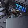 FM-трансмиттер Tech-Protect CC06 2xUSB-A | USB-C 72W Black (5906302361786)