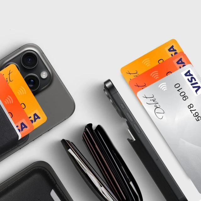 Магнітний гаманець Tech-Protect MagWallet Carbon with MagSafe (5906302361847)