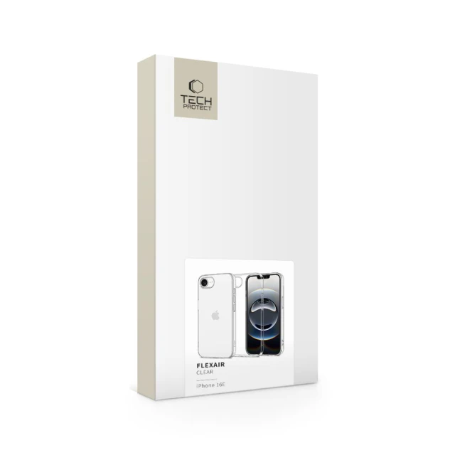 Чехол Tech-Protect FlexAir для iPhone 16e Clear (5906302362042)