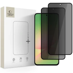 Захисне скло Tech-Protect Glass Spy+ для Samsung Galaxy A36 5G (A366) | A56 5G (A566) Privacy (2 pack) (5906302362073)